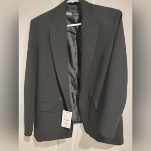 Zara Black Woman's Oversized Blazer